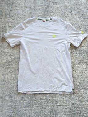 Wilson White Short-Sleeve Crew Tee Size Small